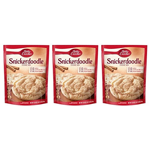 Betty Crocker Snickerdoodle Cookie Mix, 17.9 Oz Pack Of 3
