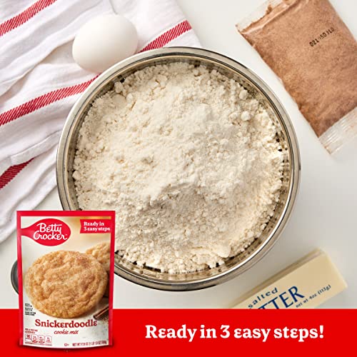 Betty Crocker Snickerdoodle Cookie Mix, 17.9 oz Pack of 10 Betty Crocker Snickerdoodle Cookie Mix, 17.9 oz Pack of 10