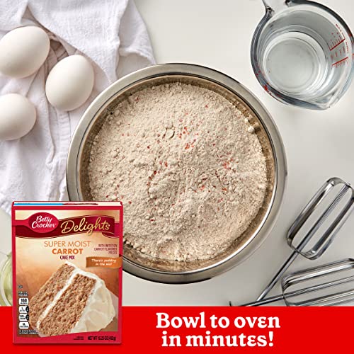 Betty Crocker Super Moist Cake Mix Carrot 15.25 Oz Box Pack Of 6