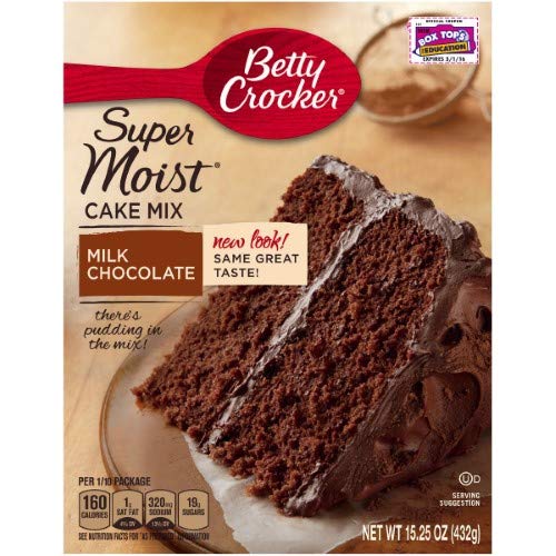 Betty Crocker Super Moist Cake Mix Milk Chocolate Pack Of 2