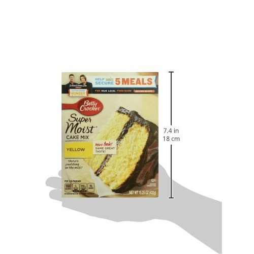 Betty Crocker Super Moist Cake Mix, Yellow, 15.25 Oz