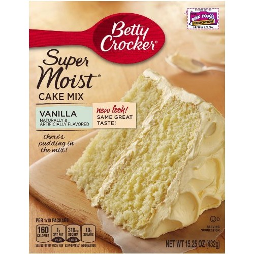 Betty Crocker Super Moist Vanilla Flavored Cake Mix2-Pack