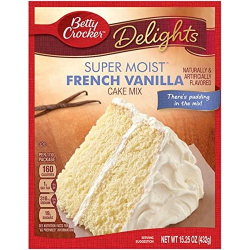 Betty Crocker Three 3 Cake Bundle Super Moist French Vanilla C
