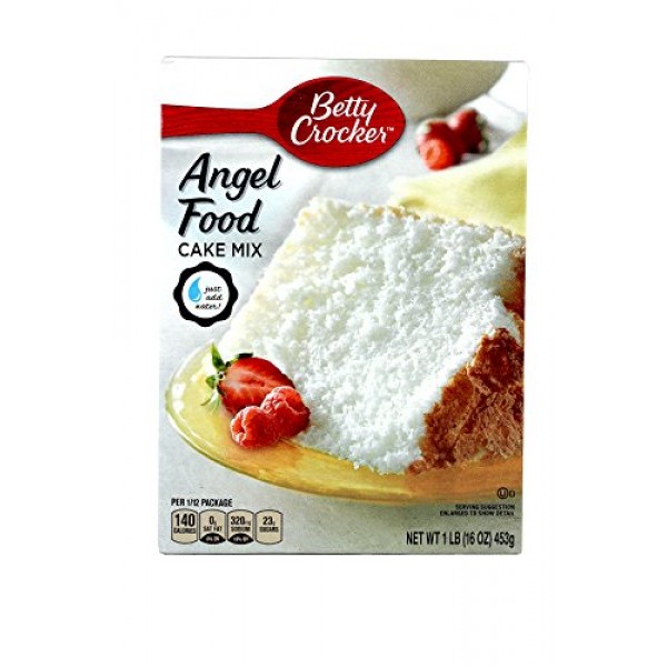 Betty Crocker White Angel Food Cake Mix - Pack Of 3 16oz Boxes
