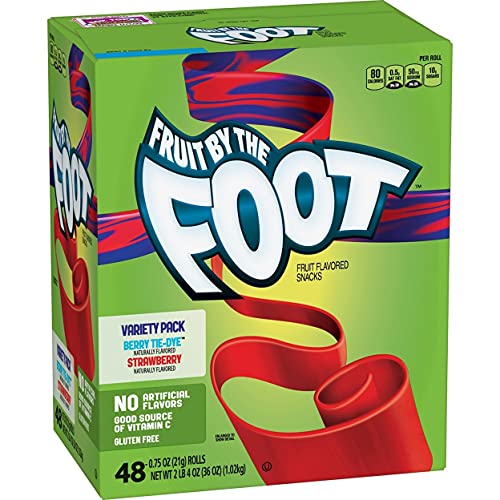 Fruit By The Foot, Variety Pack 0.75 Oz, 48 Pk. Berry Tie-Dye,