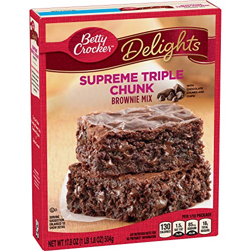 Betty Crocker Baking Delights Triple Chunk Supreme Brownie Mix B