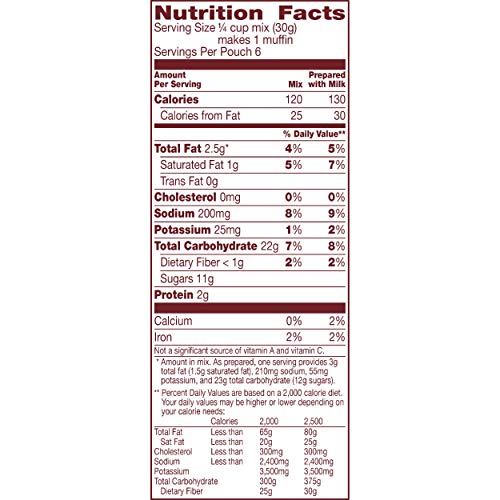 Betty Crocker Banana Nut Muffin Mix - 6.4 Oz