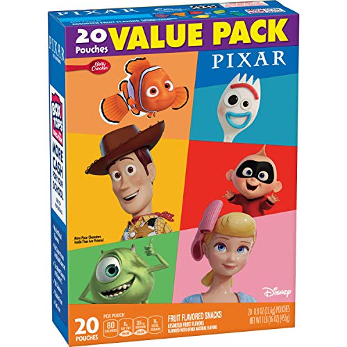 General Mills Snacks Other Disney Pixar Fruit Snacks, Value Pack