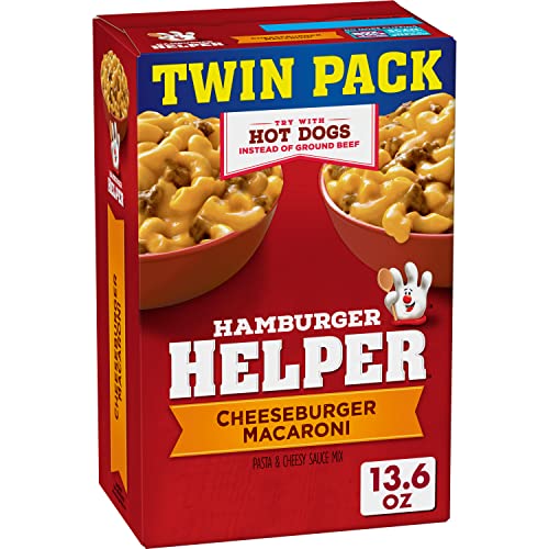 Hamburger Helper Cheeseburger Macaroni, Made With Real Cheese, T