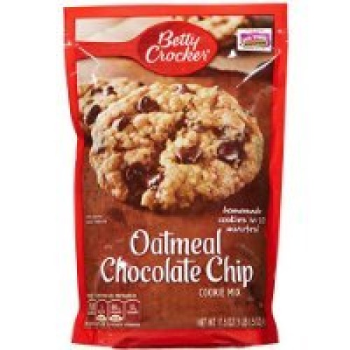 Betty Crocker Oatmeal Chocolate Chip Cookie Mix, 17.5 Oz, 2 Pk