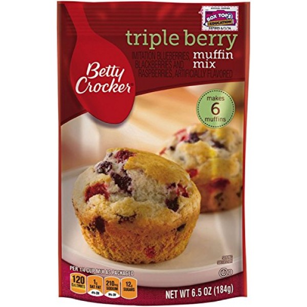 Triple Berry Muffin Mix 6.5 Oz 3 Pouches