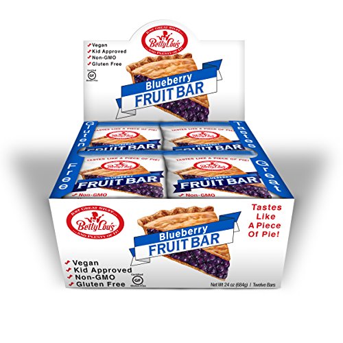 Betty Lous Blueberry Fruit Bars, 2 Oz