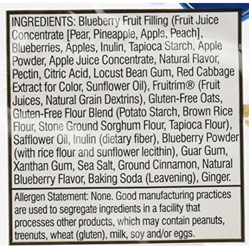 Betty Lous Blueberry Fruit Bars, 2 Oz