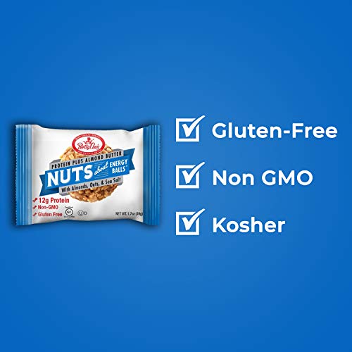 Betty Lous Energy Balls, Almond Butter, 1.7 Ounce Pack Of 12