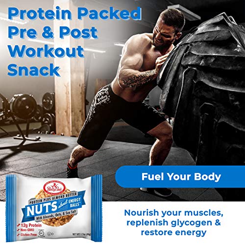 Betty Lous Energy Balls, Almond Butter, 1.7 Ounce Pack Of 12