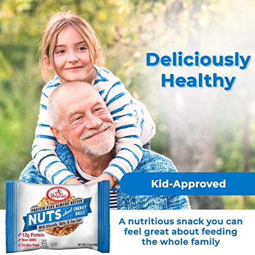 Betty Lous Energy Balls, Almond Butter, 1.7 Ounce Pack Of 12