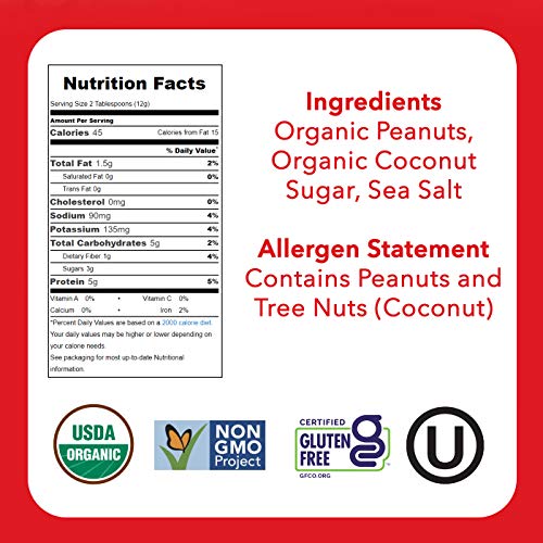 Betty Lous Organic Powdered Peanut Butter, 1.5 Pound