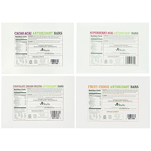 Betty Lous Just Great Stuff Bars Variety Pack, Four Flavors, 12