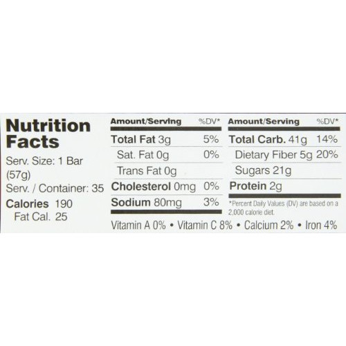 Betty Lous Inc. Fruit Bar, Strawberry, Wf, 2-Ounce Pack Of 12