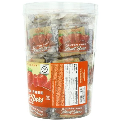 Betty Lous Inc. Fruit Bar, Strawberry, Wf, 2-Ounce Pack Of 12