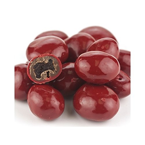 Red Chocolate Covered Dried Cherries 2 Pounds