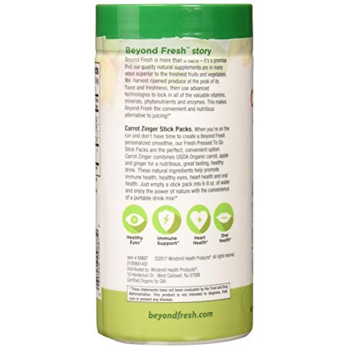 Beyond Fresh Carrot Zinger Single Serve Stick Packs, 14 Ea, 14 C
