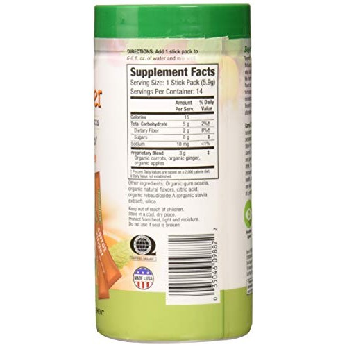 Beyond Fresh Carrot Zinger Single Serve Stick Packs, 14 Ea, 14 C