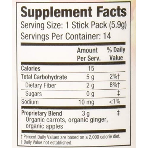 Beyond Fresh Carrot Zinger Single Serve Stick Packs, 14 Ea, 14 C