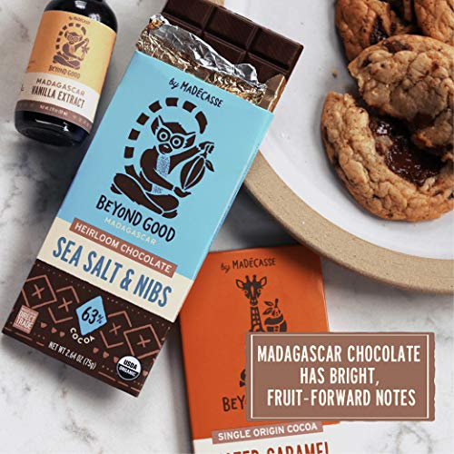 Beyond Good Chocolate Bars | 6 Pack Sea Salt &Amp; Nibs Dark Chocola