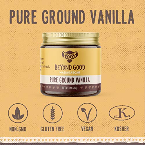 Pure Ground Vanilla Powder | Pure Madagascar Grade A Ground Vani