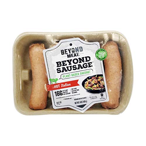 Beyond Meat Hot Italian Plant-Based Sausage, 14 Oz 4 Pack, 16 L