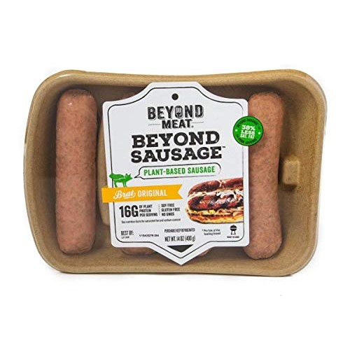 Beyond Meat Brat Original Plant-Based Sausage, 14 Oz 8 Pack, 32