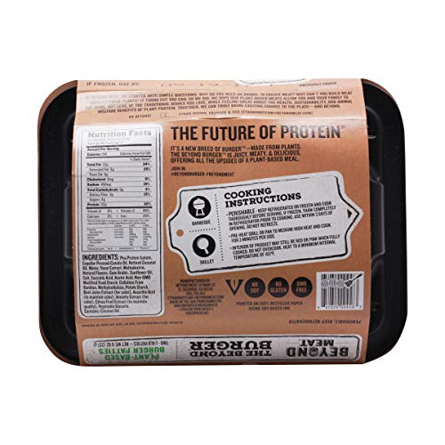 Beyond Meat Plant-Based Burger Patties, 8 Oz 8 Pack, 16 Patties
