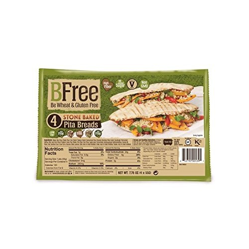 Bfree Gluten Free Stone-Baked Pita Bread, 7.76 Oz [3 Pack]