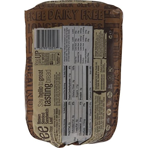 Bfree Bfree Gluten Free Sandwich Bread, Seeded Brown, Vegan, Soy