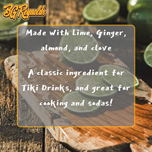 Bg Reynolds Natural Tiki Cocktail Cane Syrup, Falernum, 375 Ml,