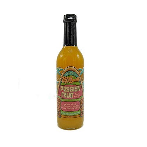 Bg Reynolds Natural Tiki Cocktail Cane Syrup, Passion Fruit, 375