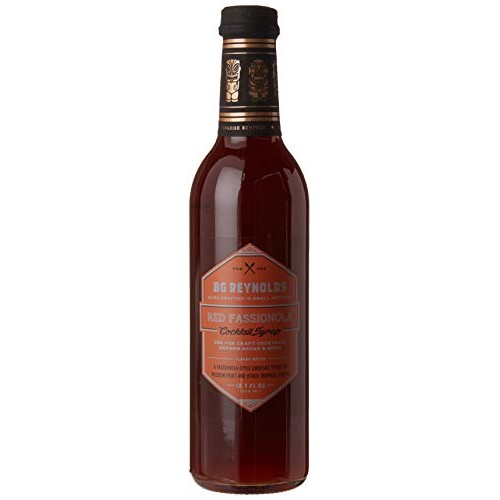Bg Reynolds Natural Tiki Cocktail Cane Syrup, Red Fassionola, 37