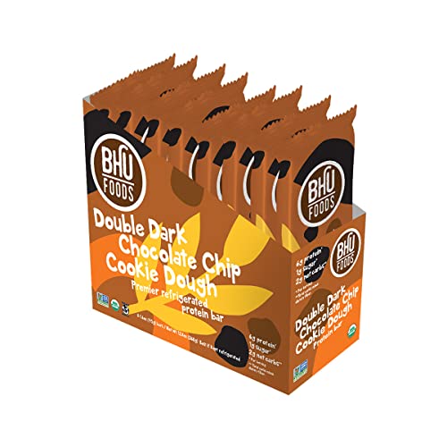 Bhu Cookie Dough Keto Protein Bars, Double Dark Chocolate, Ultra Bhu Cookie Dough Keto Protein Bars, Double Dark Chocolate, Ultra