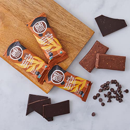 Bhu Cookie Dough Keto Protein Bars, Double Dark Chocolate, Ultra Bhu Cookie Dough Keto Protein Bars, Double Dark Chocolate, Ultra