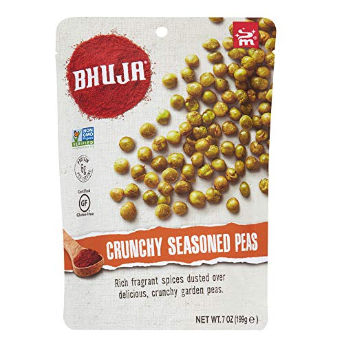 Bhuja Crunchy Seasoned Peas, 7 Ounce Pack Of 6