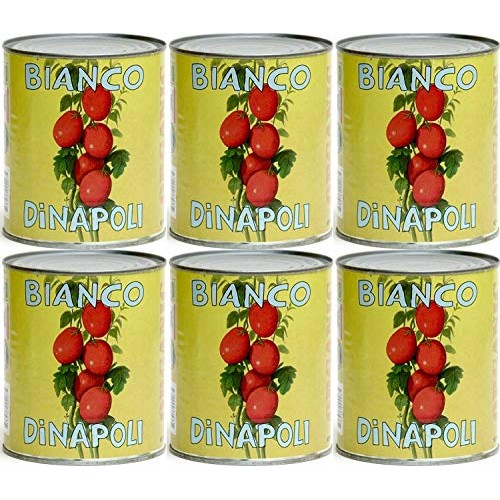 Bianco Dinapoli Organic Whole Peeled Tomatoes, 28 Oz, 6 Pack