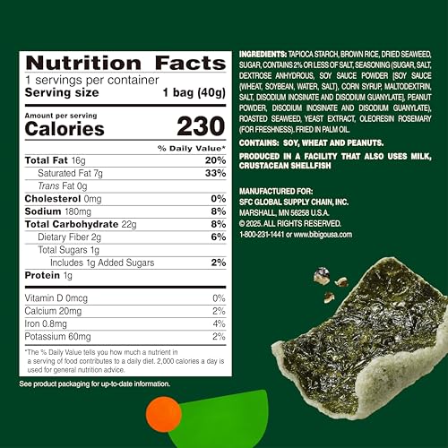 Bibigo Seaweed Chips - 6 Pack