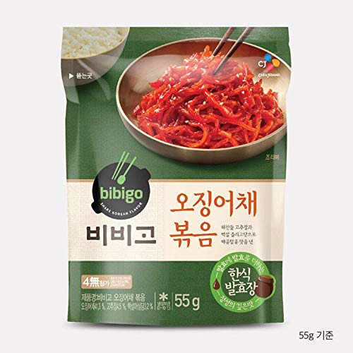 [ 6 Packs ] Cj Bibigo Korean Dried Shredded Squid Stir-Fry 오징