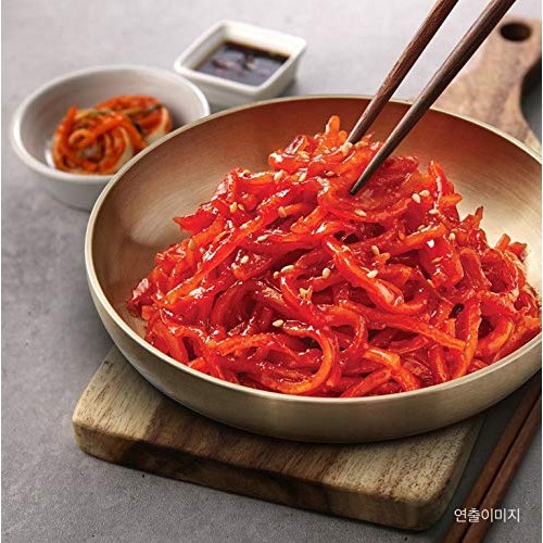 [ 6 Packs ] Cj Bibigo Korean Dried Shredded Squid Stir-Fry 오징