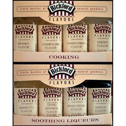 Bickford Flavors Cooking And Soothing Liqueurs Flavorings Set