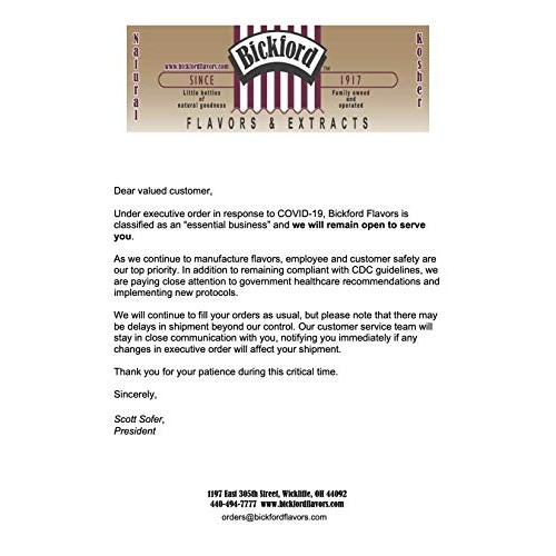 Bickford Flavors Anise Flavor 32 Fl Oz