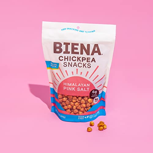 BIENA Chickpea Snacks, Himalayan Pink Salt | Gluten Free | Vegan...
