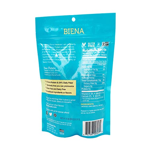 Biena Chickpea Snacks, Sea Salt, 5 Ounce