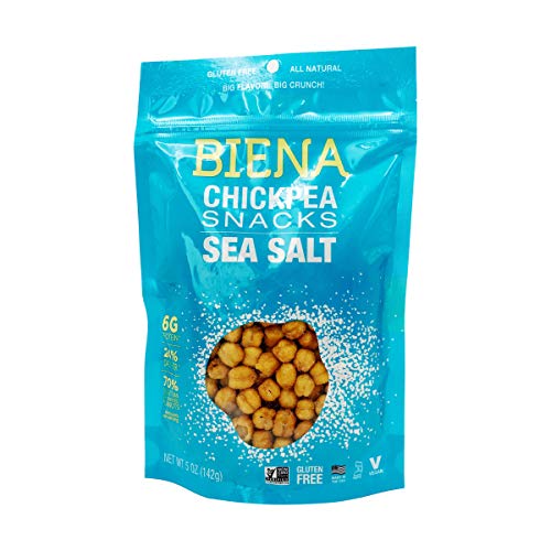 Biena Chickpea Snacks, Sea Salt, 5 Ounce